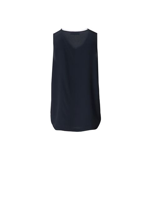 V-NECK TANK TOP FABIANA FILIPPI | TPD266F2955146 BLU NOTTE